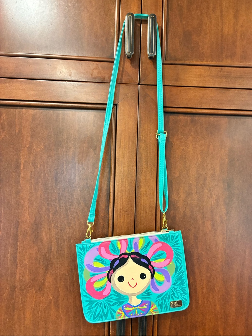 Lele Doll Rosa Mexicano Hand-painted crossbody